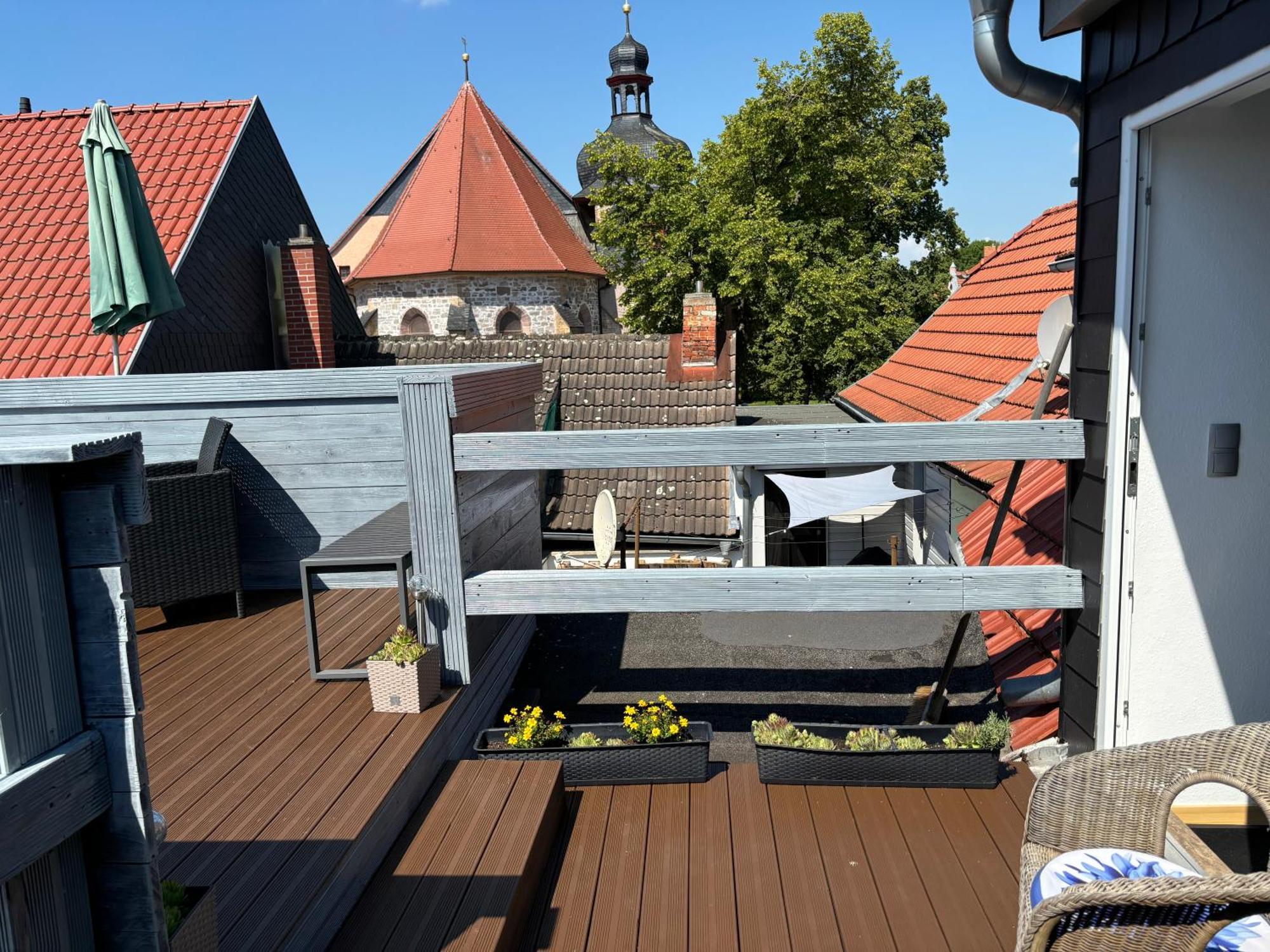 Ferienwohnung Бад Франкенхаузен Екстериор снимка
